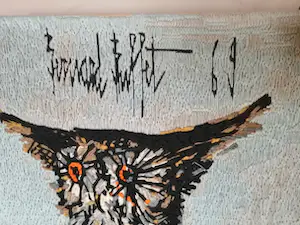 Bernard Buffet - Tapijtwerk - De uil "Le Hibou" kopen? Bied vanaf 45!