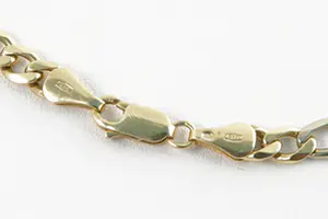 86 - Lang (70cm!) bicolor 14Krt gouden Figaro collier - herenmodel - gekeurd kopen? Bied vanaf 760!