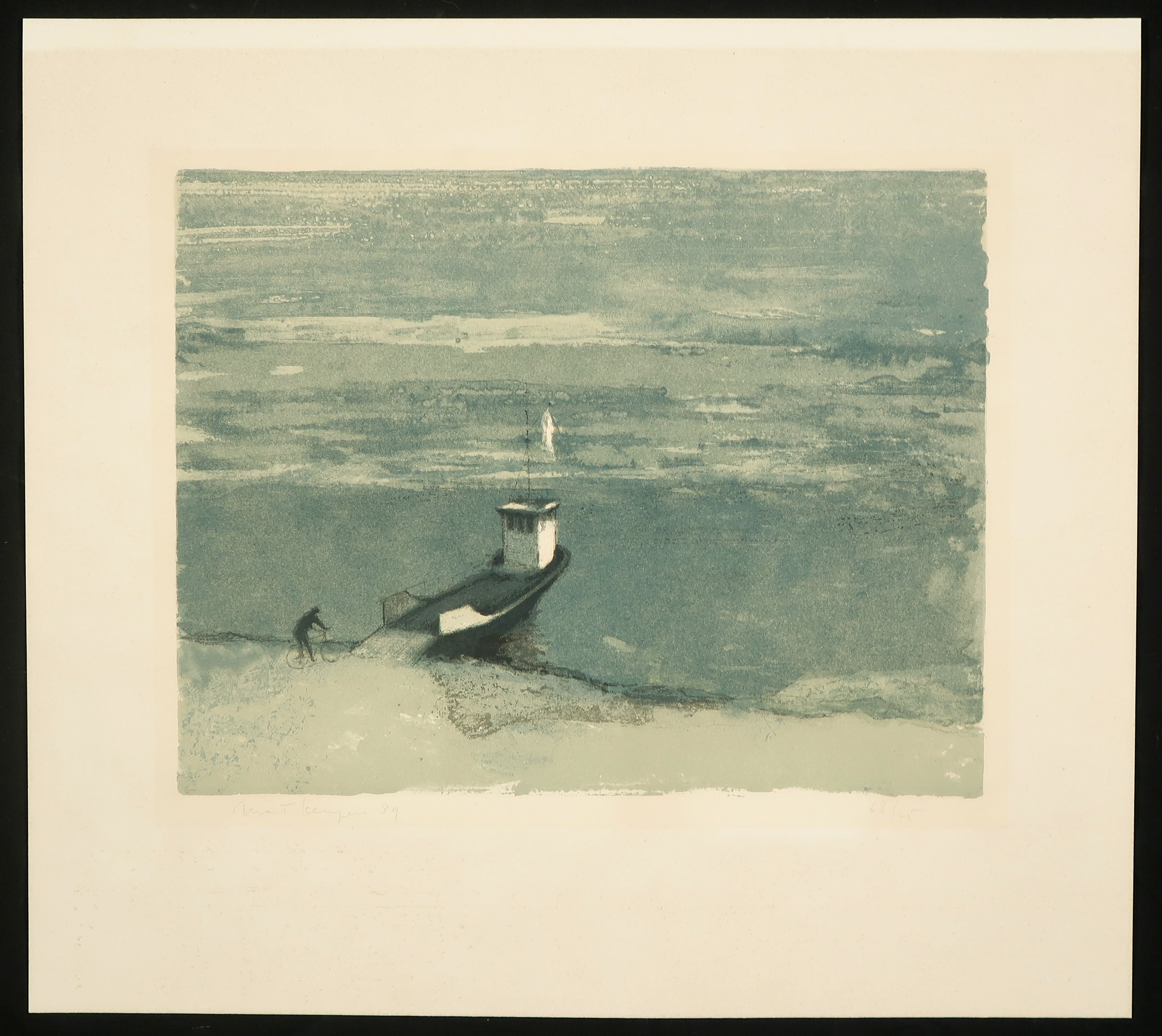 Mart Kempers - Litho, Zonder titel kopen? Bied vanaf 20!