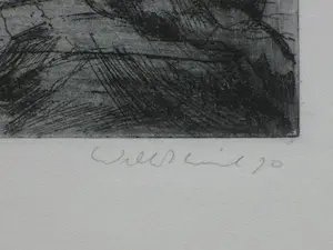 Dirkje Kuik - Afgebrand huis - Ets kopen? Bied vanaf 70!