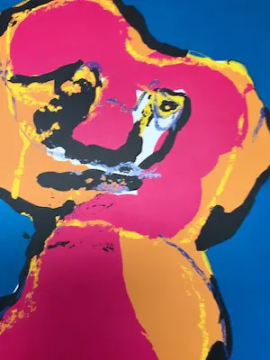 Karel Appel - Zeefdruk, Titel "Animal". uit 1970 . kopen? Bied vanaf 100!