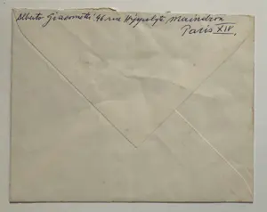Alberto Giacometti - handgesigneerde briefomslag kaufen? Bieten Sie von 580!