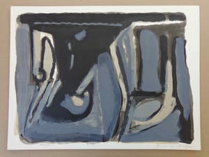 Bram van Velde - ABSTRACTIE / KLEURLITHO / 50x67cm / SIG kopen? Bied vanaf 280!