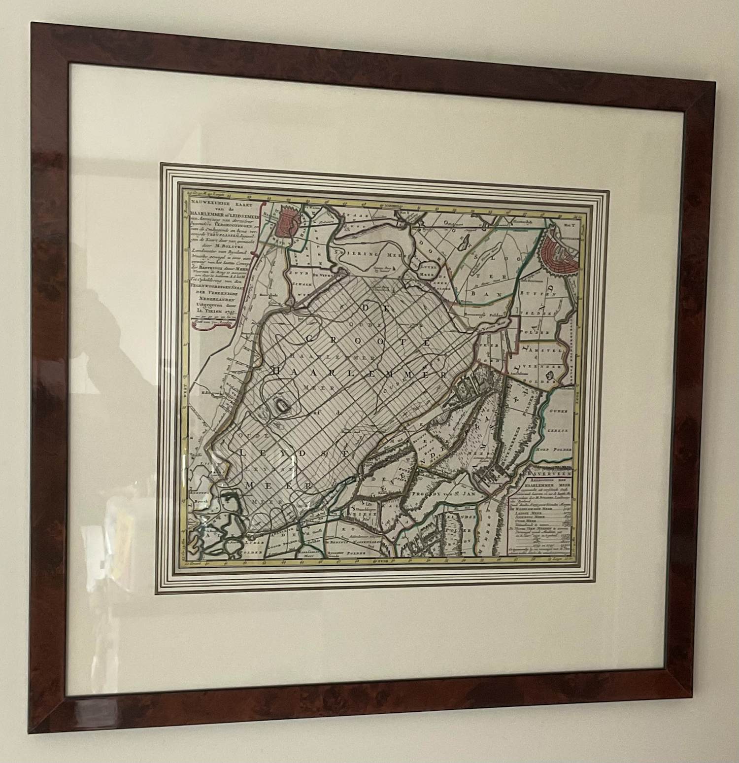 Isaac Tirion - De Haarlemmermeer of Leidsemeer kopen? Bied vanaf 250!