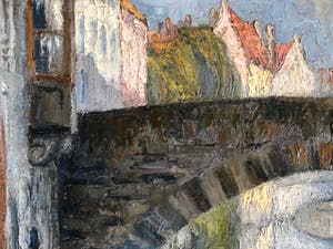 Albert Goethals - "Brugge - Pont de la Tour" (Impressionisme) kopen? Bied vanaf 200!