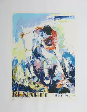 Frank Gude - Zeefdruk, Jumping kopen? Bied vanaf 1!