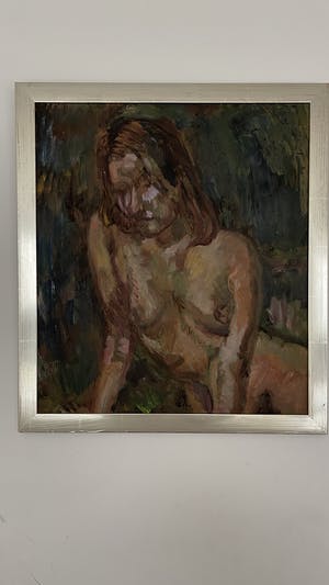 Josef Santen - Naakte vrouw met rossig bruin haar kopen? Bied vanaf 15!
