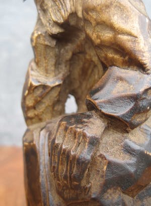 Heiligenbeeld - Jezus van Nazareth op de koude steen. kopen? Bied vanaf 25!