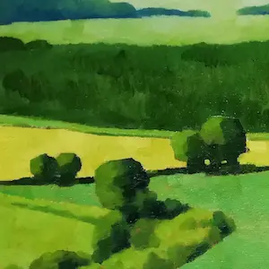 Willem Visser - Eifellandschap 04 kopen? Bied vanaf 130!