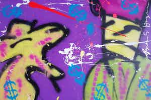 Espen Hagen - Dollar - Acryl - gesigneerd verkocht voor € 1!