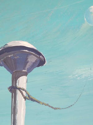 Niet of onleesbaar gesigneerd - Portret van een man. 1980 monogram GBD/GDB kopen? Bied vanaf 10!