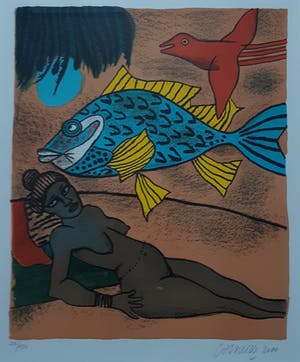 Corneille - " Mémoire de Cuba " zeefdruk uit 2000 kopen? Bied vanaf 160!