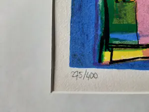 Geert Vrijdag - zeefdruk, Titel, treasure kopen? Bied vanaf 40!