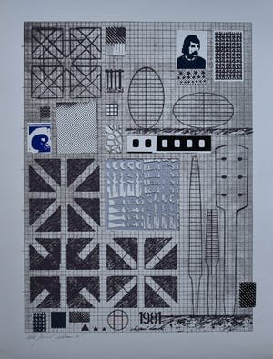 Christiaan Paul Damste - # ZONDER TITEL # 1981, gesigneerd, mint kopen? Bied vanaf 75!