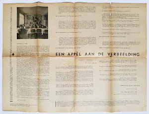 Aldo van Eyck - Een appèl aan de verbeelding, handgesigneerd manifest kopen? Bied vanaf 175!