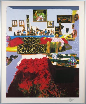 Karel Appel - Saturday uit de serie Seven Summer Days - Ingelijst kopen? Bied vanaf 1!