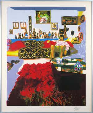 Karel Appel - Saturday uit de serie Seven Summer Days - Ingelijst verkocht voor € 1!