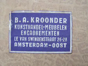 Julius Theodor Unger - dorpsgezicht met molen en kerktoren kopen? Bied vanaf 65!