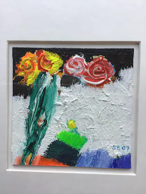 AcheterSaskia Bremer - Portuguese Impression,acryl op papier, unica, gesigneerd, ingelijst? Enchérissez de 30!
