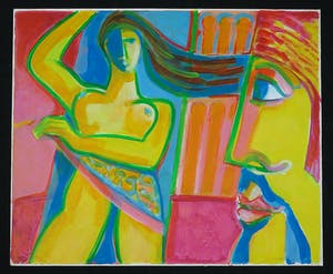 Joe Wols - Acryl op karton, Zonder titel kopen? Bied vanaf 1!