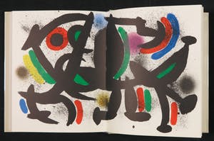Joan Miro - Samlade Litografier I en II, Twee overzichtscatalogi met originele litho's kopen? Bied vanaf 200!