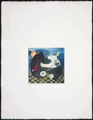 Michel van Overbeeke - Kleurenets met bladgoud, Aware away I kopen? Bied vanaf 1!