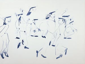 Emo Verkerk - Litho, Dansende mariniers kopen? Bied vanaf 70!