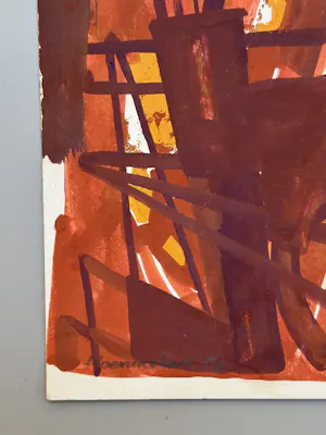 Jozef Hoemaeker - Een abstract figuur, 1956 kopen? Bied vanaf 30!