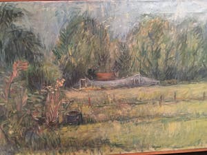 Meinert Volkers - Landschap met kippenren kopen? Bied vanaf 100!