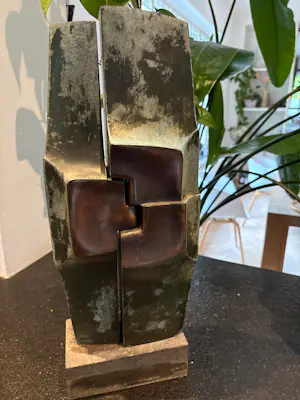 Gerrit Jan Langedijk - Abstract twee figuren 1975 kopen? Bied vanaf 1500!