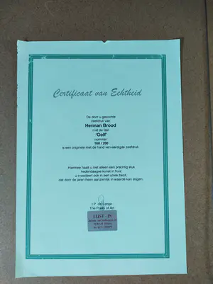 Herman Brood - Golf "de golfer" kopen? Bied vanaf 600!