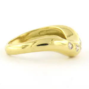 18k geelgouden ring met briljant geslepen diamanten tot. 0.20ct – G/H - VS/SI kopen? Bied vanaf 500!