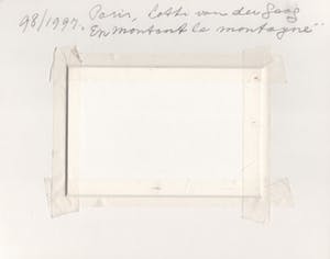 Lotti van der Gaag - gemengde techniek op papier | 'En montant la montagne' | 1997 kopen? Bied vanaf 300!