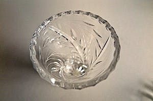 Niet of onleesbaar gesigneerd - 8x Decoratiekristal: 4 RCR Italiaanse Parfumflesjes, Russische Hoorn, Vaas e.a. kopen? Bied vanaf 1!