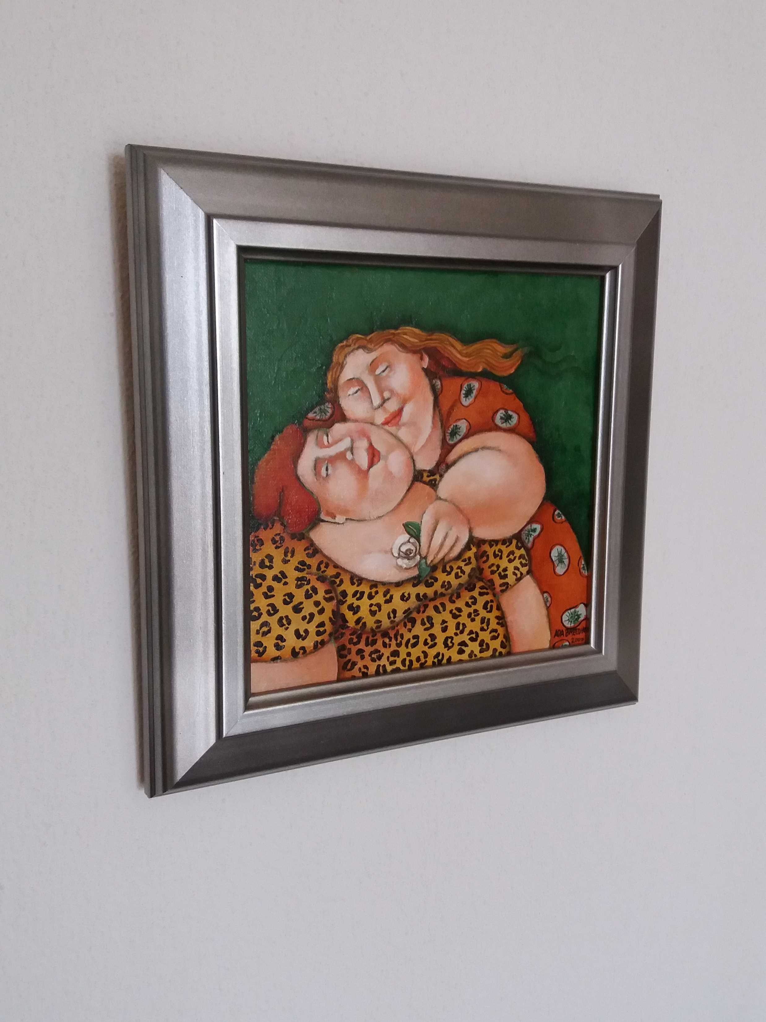 Ada Breedveld - twee dames met bloem kopen? Bied vanaf 225!