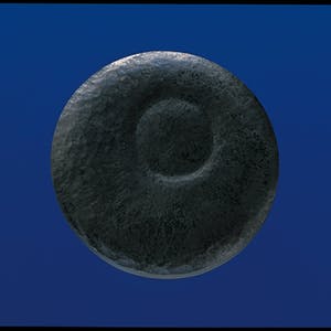 Brons (Onbekend) - stalen penning Hoekig en rond. kopen? Bied vanaf 45!