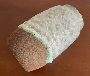 De Steenuil - Vintage bruisglazuren vaasje kopen? Bied vanaf 20!