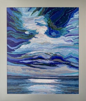 Ido Vunderink - Zeegezicht - Ondergaande Zon kopen? Bied vanaf 750!