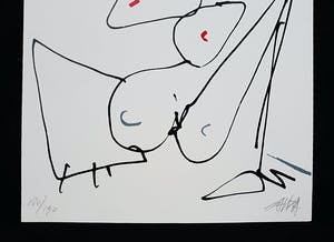 Antonio Saura - Triptico de Amsterdam, Siebdruck kopen? Bied vanaf 250!