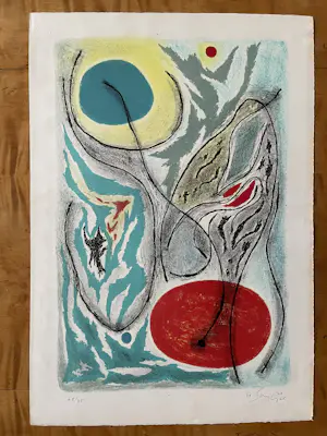 Gustave Singier - Komposition in Blau (die Sonne) kopen? Bied vanaf 140!