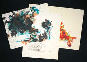 Ger Lataster - Lot bestaande uit twee litho's en een ets, Zonder titel verkocht voor € 70!