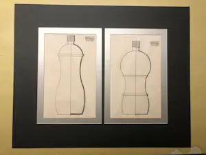 AcheterJan van der Vaart - Ontwerptekening voor twee flessen met schroefdop? Enchérissez de 60!