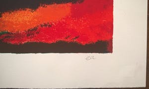 Toon Hermans - Brandende lucht - gesigneerde zeefdruk kopen? Bied vanaf 250!