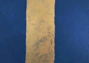 John Foppen - Rapsodie in Blue+ Gold... # K03. XL. GROOT. kopen? Bied vanaf 169!