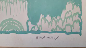 Pierre Alechinsky - Water NYC - Grote litho, 1985 kopen? Bied vanaf 1000!