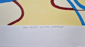 Hans Wap - Litho, Two birds of one feather. kopen? Bied vanaf 30!