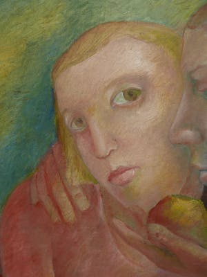 An Beerman - Olieverf op linnen , Verleiding – ingelijst , 93 x 98 cm - 2005 kopen? Bied vanaf 50!