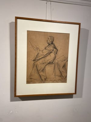 Antoon Derkinderen - studie zittende man kopen? Bied vanaf 1!