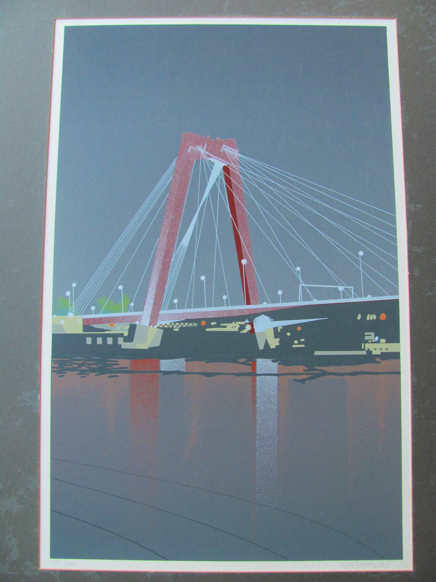 Clemens Zijlmans - Rotterdam, de Willemsbrug verkocht voor € 50!