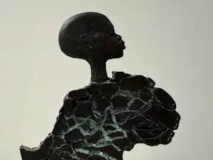 Eric Claus - bronzen sculptuur | 'Afrika' | 1988 kopen? Bied vanaf 20!